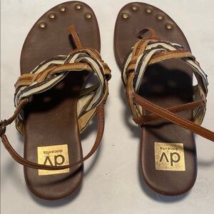 DV by Dolce Vita Brown Strappy Sandals